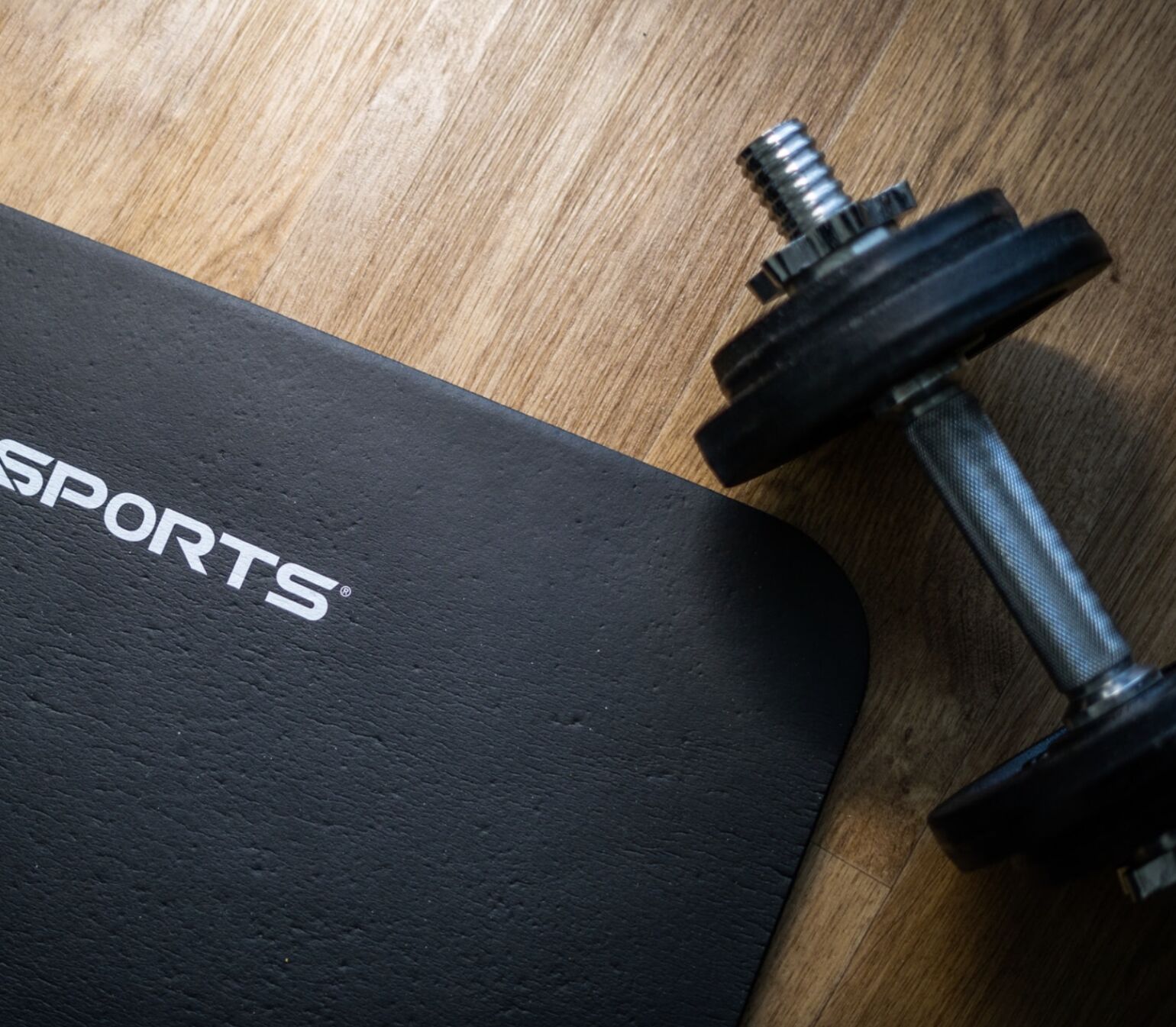 Yoga mats and weights